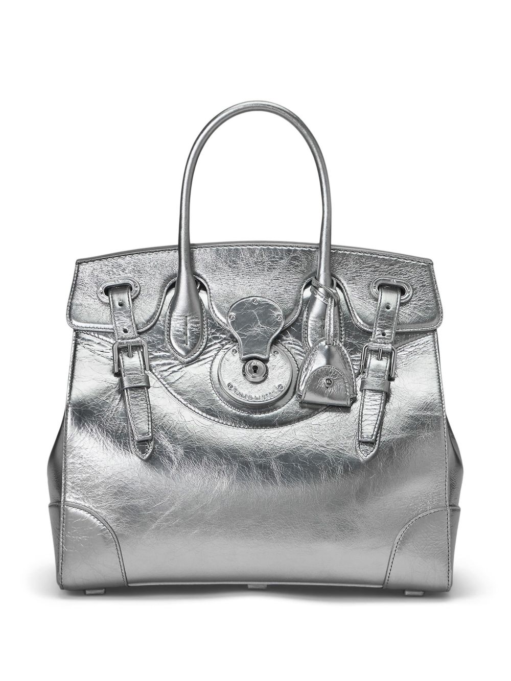 Ralph Lauren Collection Soft Ricky 33 托特包 - 银色