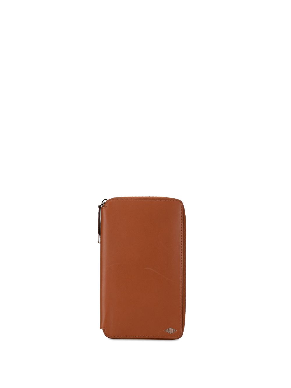 Cartier Leather Zipped Travel 长款钱包（1900年代典藏款） - 褐色