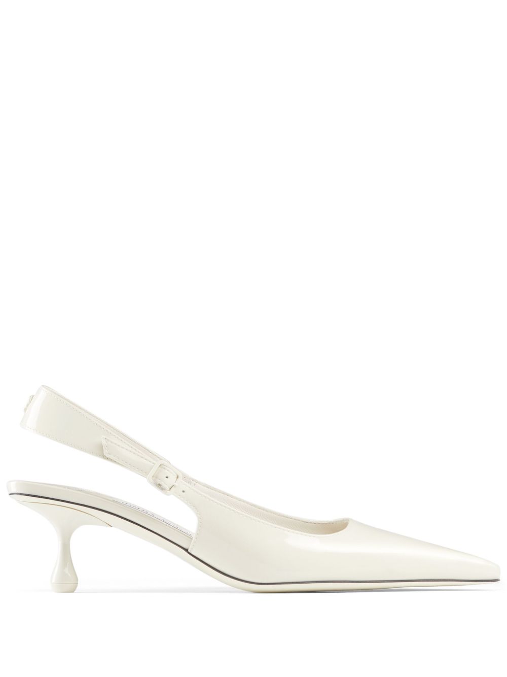 Jimmy Choo Amel 低跟鞋（5厘米） - 白色