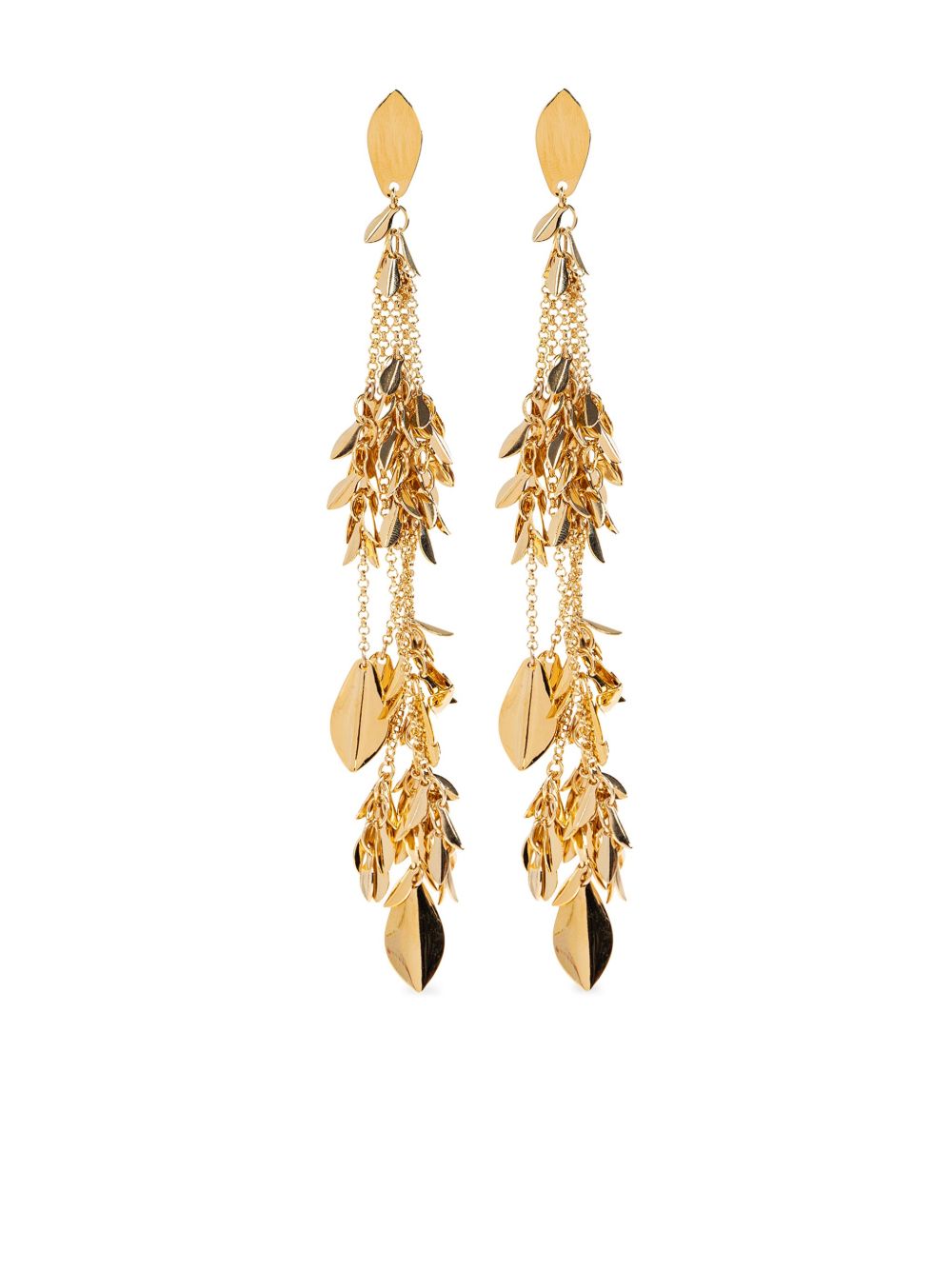 ISABEL MARANT leaf earrings - 金色