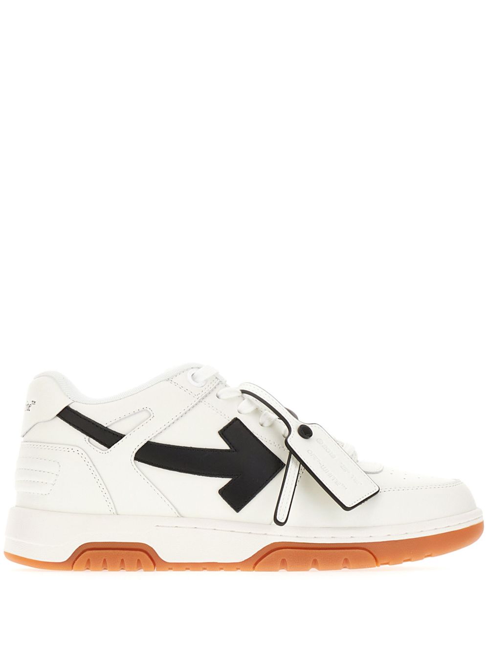 Off-White Out Of Office panelled leather sneakers - 白色