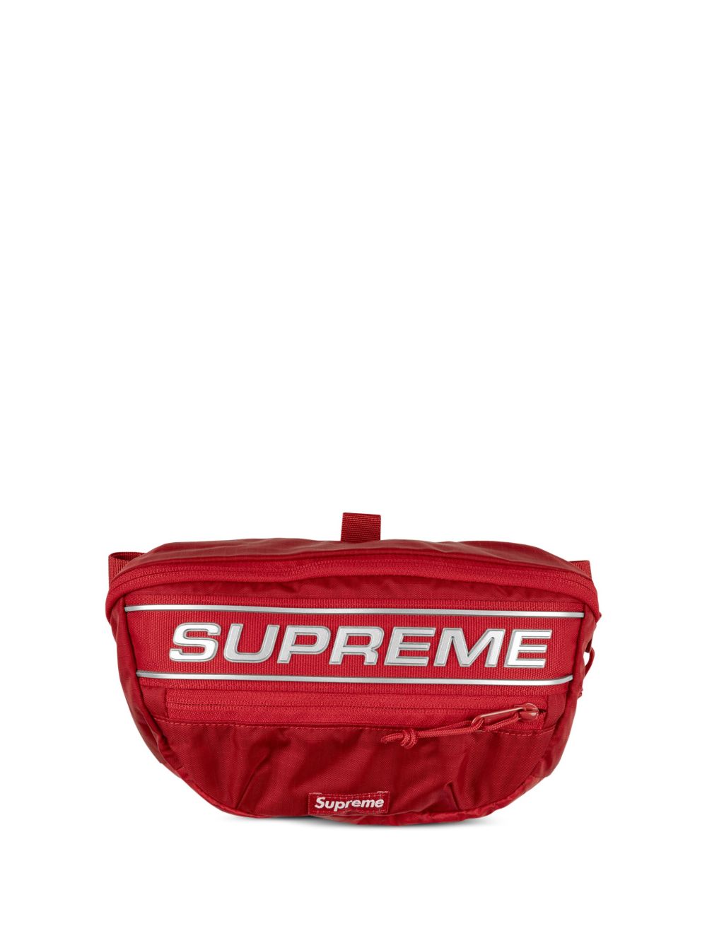 Supreme logo印花腰包 - 红色