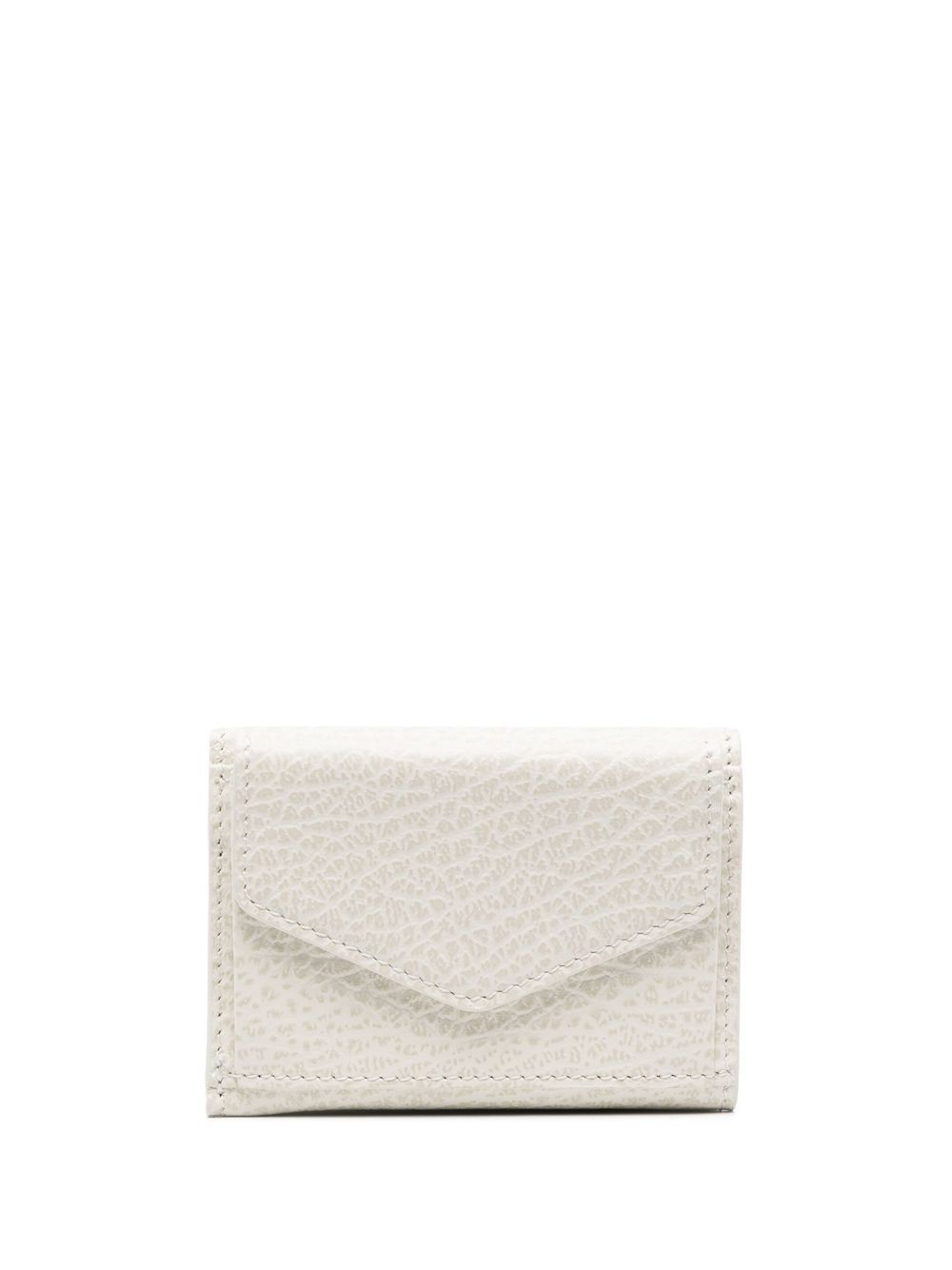 Maison Margiela 四缝线对折皮质钱包 - 中性色