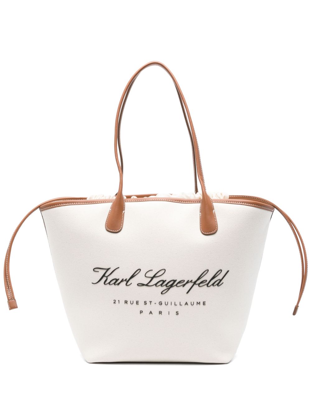 Karl Lagerfeld medium Hotel Karl tote bag - 中性色