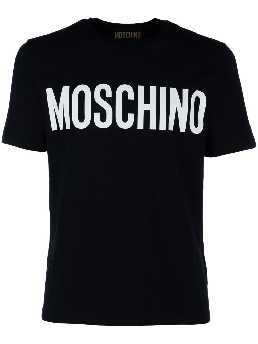 Moschino logo印花T恤 - 黑色