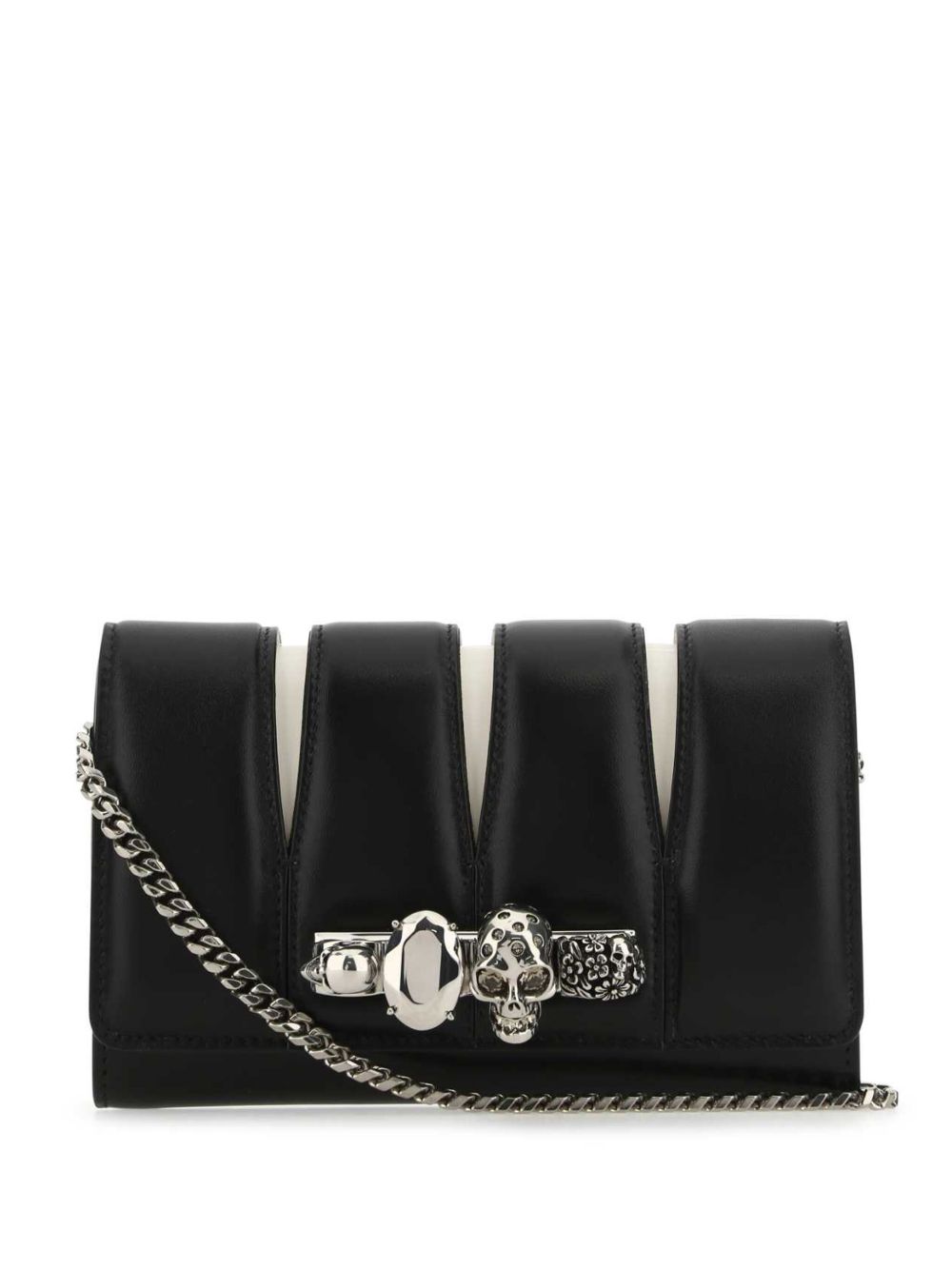 Alexander McQueen Slash 手拿包 - 黑色