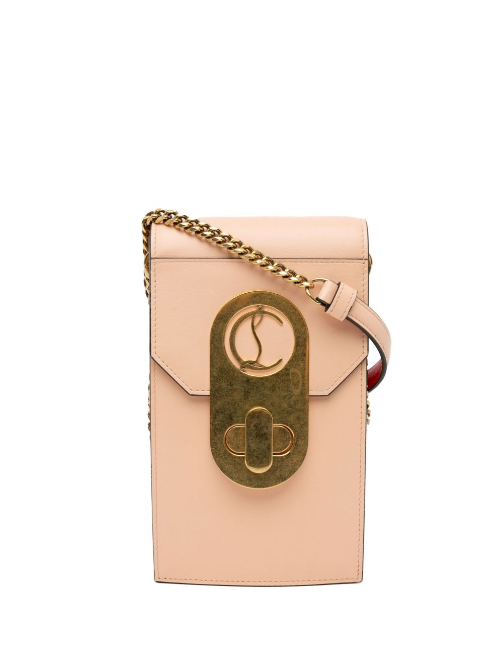 Christian Louboutin Pre-Owned Elisa Chain 斜挎包（2000-2023年典藏款） - 褐色