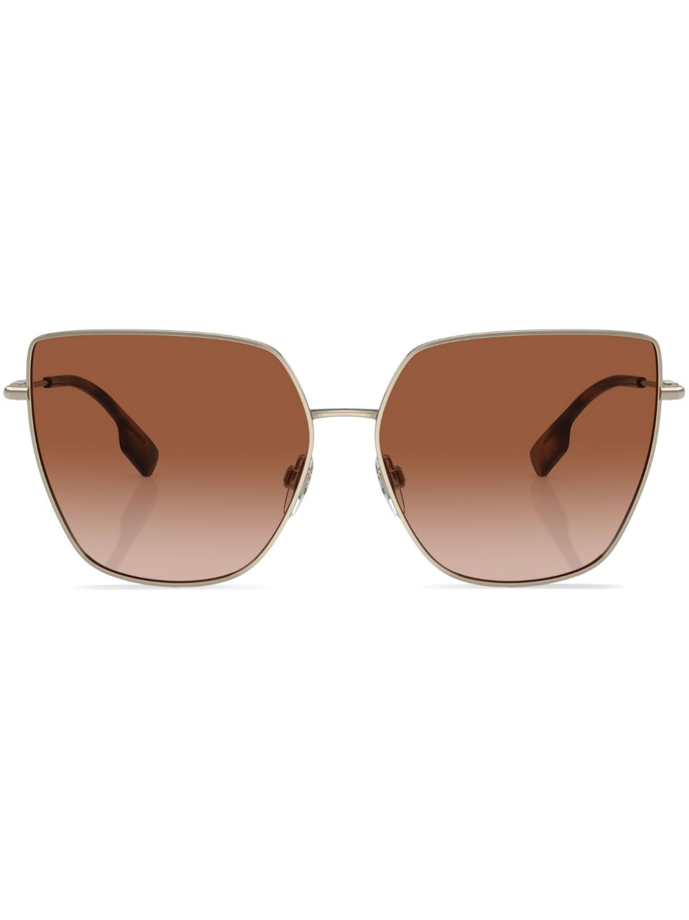 Burberry Eyewear Alexis 猫眼镜框太阳眼镜 - 金色
