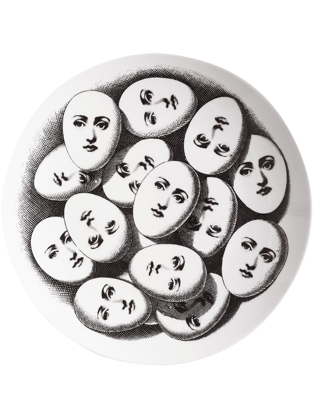 Fornasetti Tema e Variazioni N.187 手绘壁饰盘 - 白色