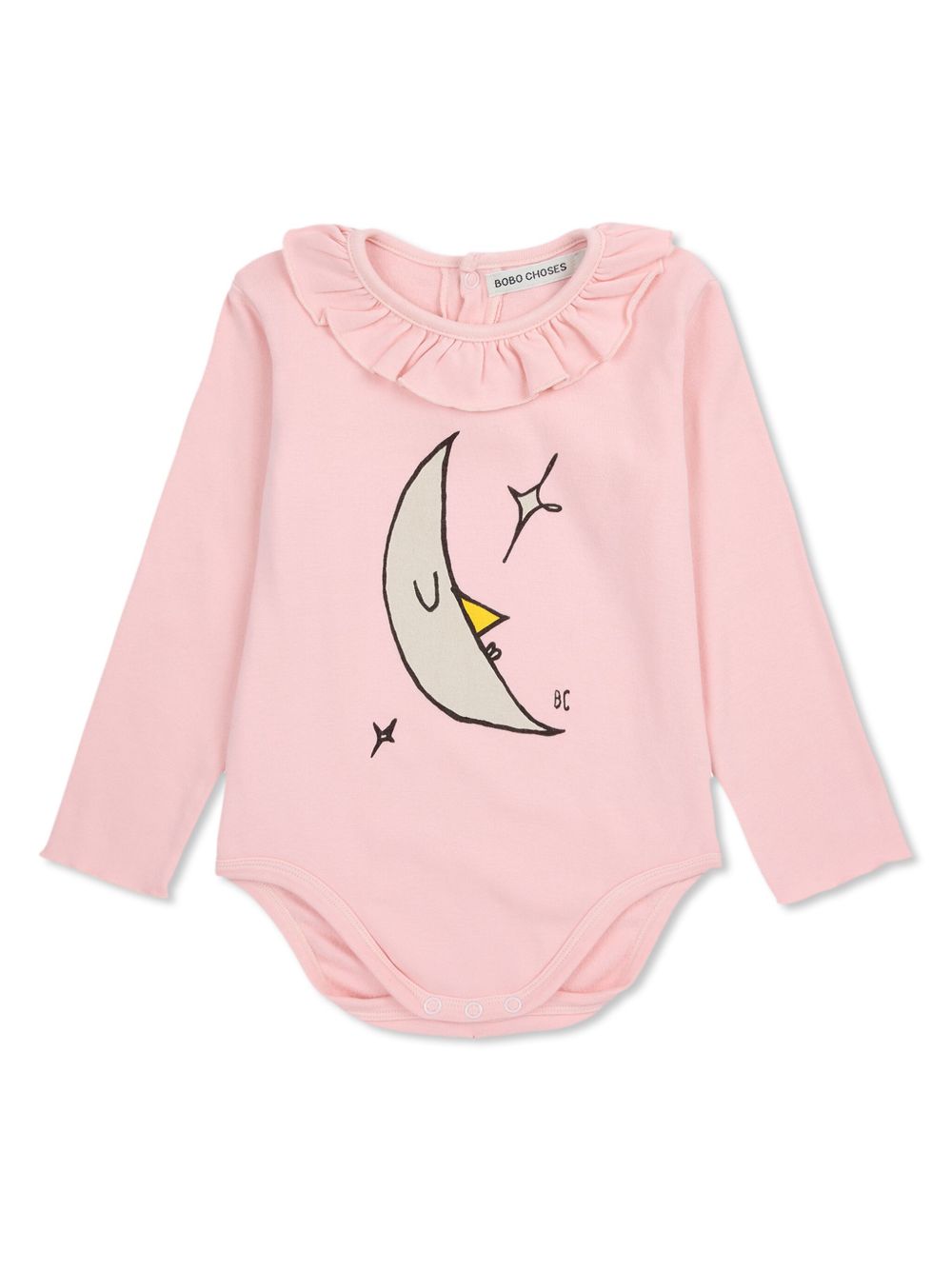 Bobo Choses Beneath The Moon 荷叶边连体衣 - 粉色