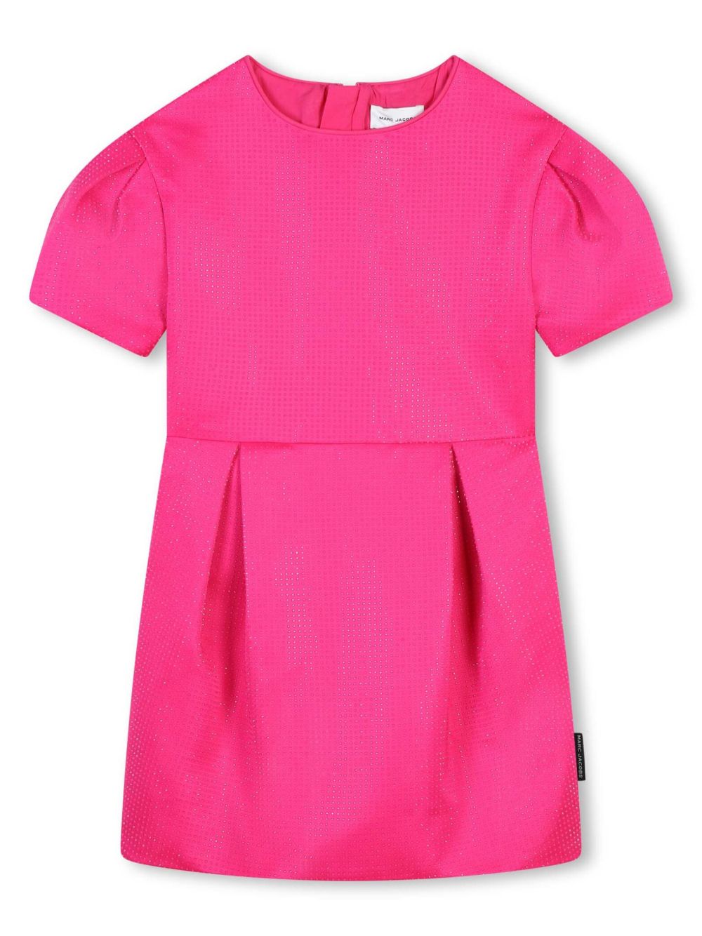 Marc Jacobs Kids 褶饰短袖连衣裙 - 粉色