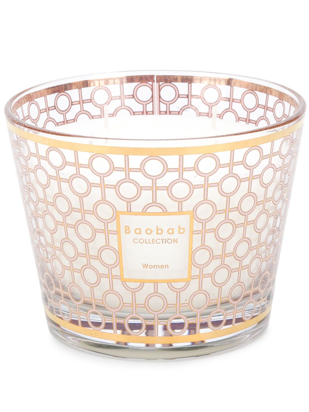 Baobab Collection Rose logo印花香氛蜡烛 - 粉色