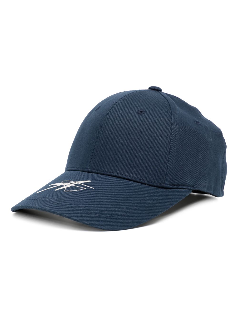 Ader Error Affiti logo刺绣棒球帽 - 蓝色
