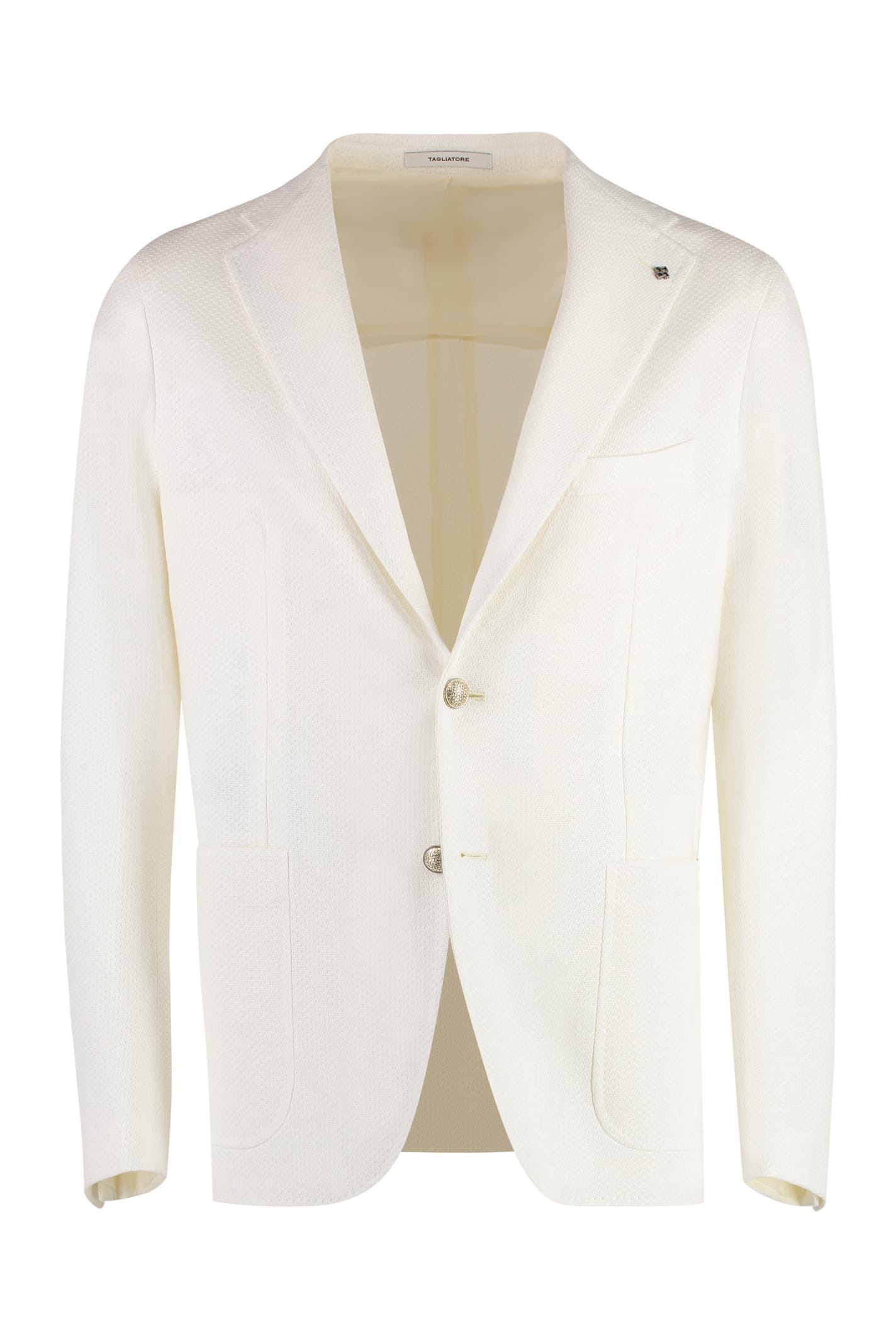 Tagliatore Single-breasted Cotton Blazer