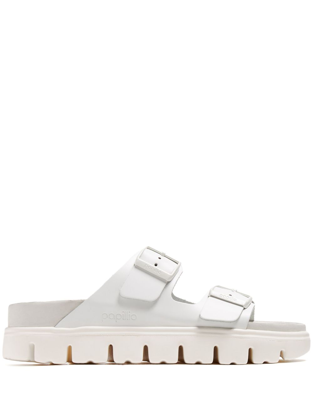 Birkenstock Arizona Papilio 皮质凉鞋 - 白色