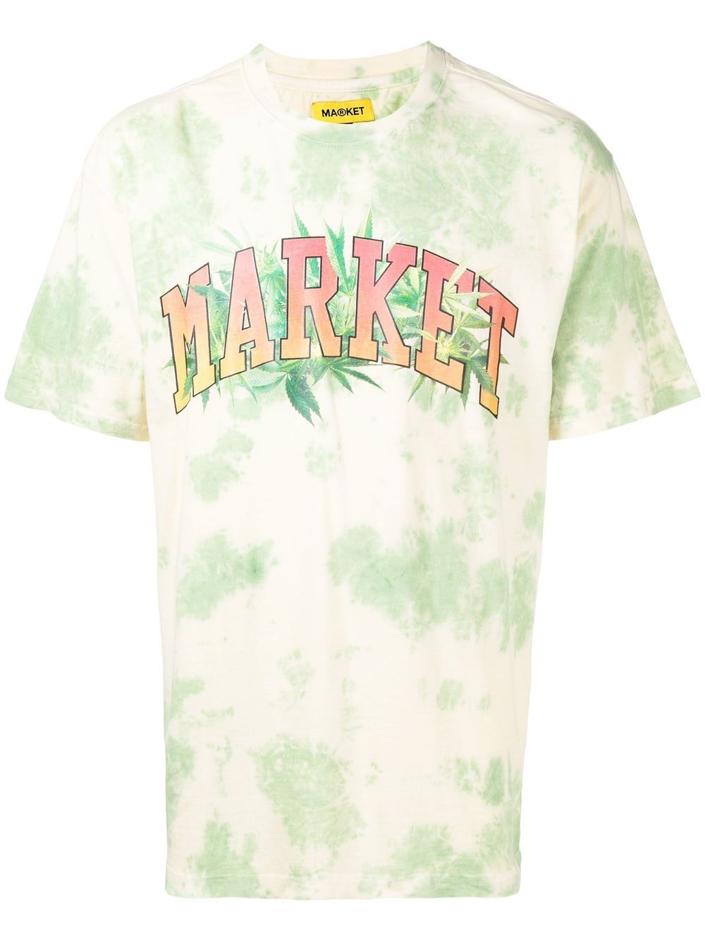 MARKET 图案印花棉T恤 - 绿色