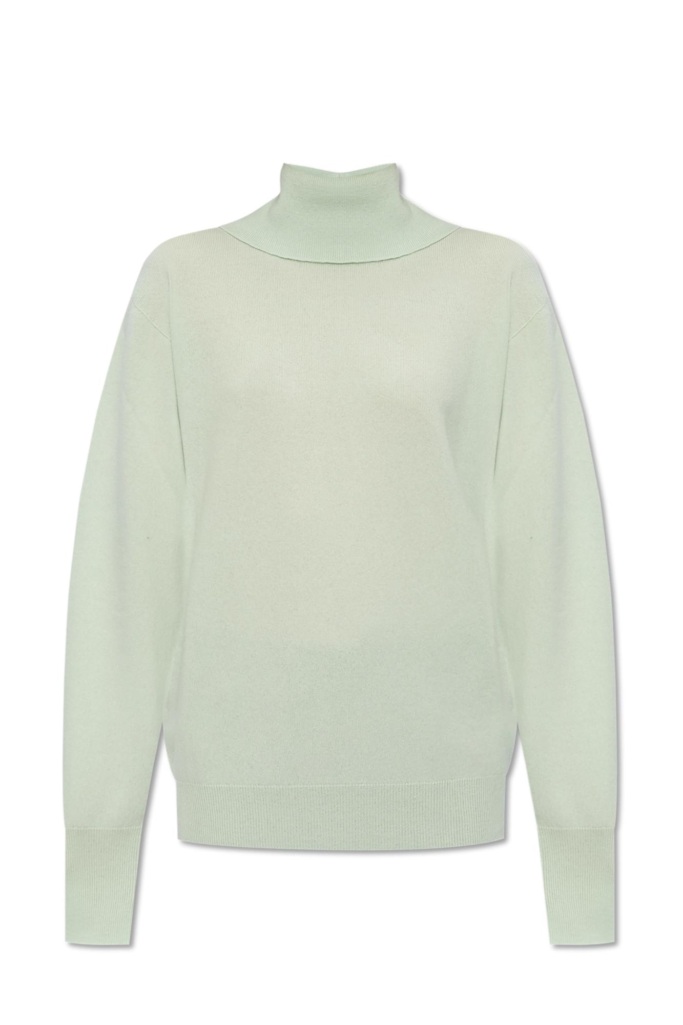 Jil Sander 淡绿色羊毛高领毛衣