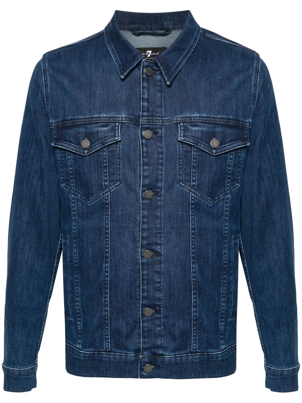 7 For All Mankind Perfect 牛仔夹克 - 蓝色