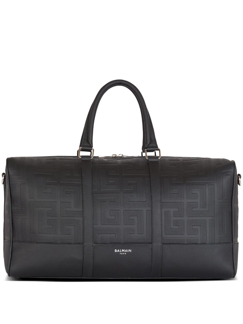 Balmain Voyage 经典logo手提旅行袋 - 黑色