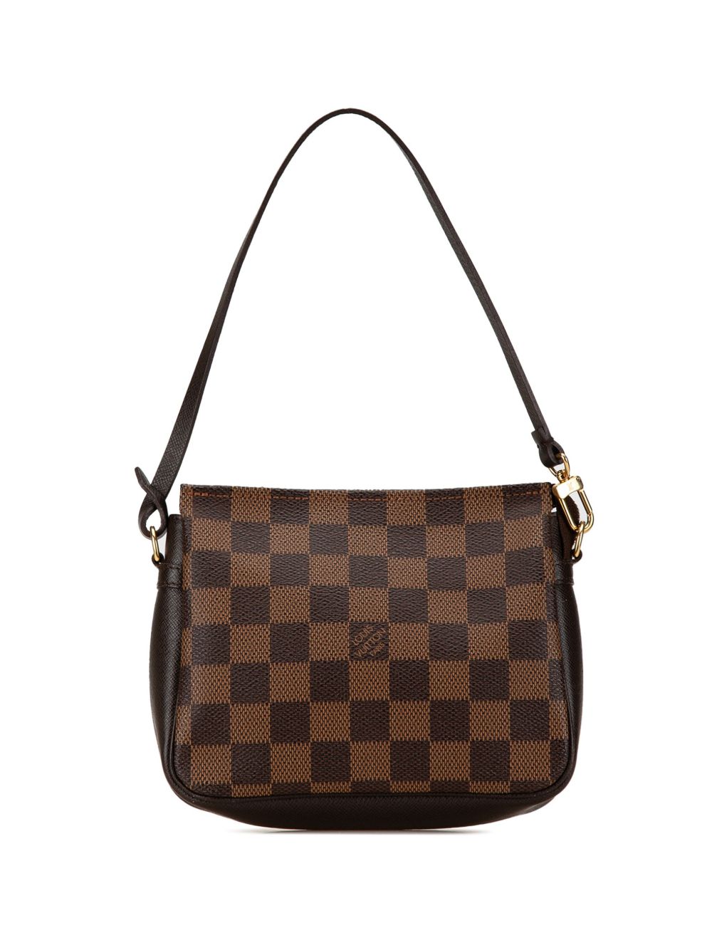 Louis Vuitton Pre-Owned Damier Ebene Trousse Pochette 手提包（2000年典藏款） - 褐色