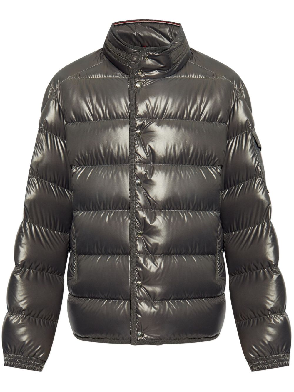 Moncler Gourette 企领蓬松夹克 - 灰色
