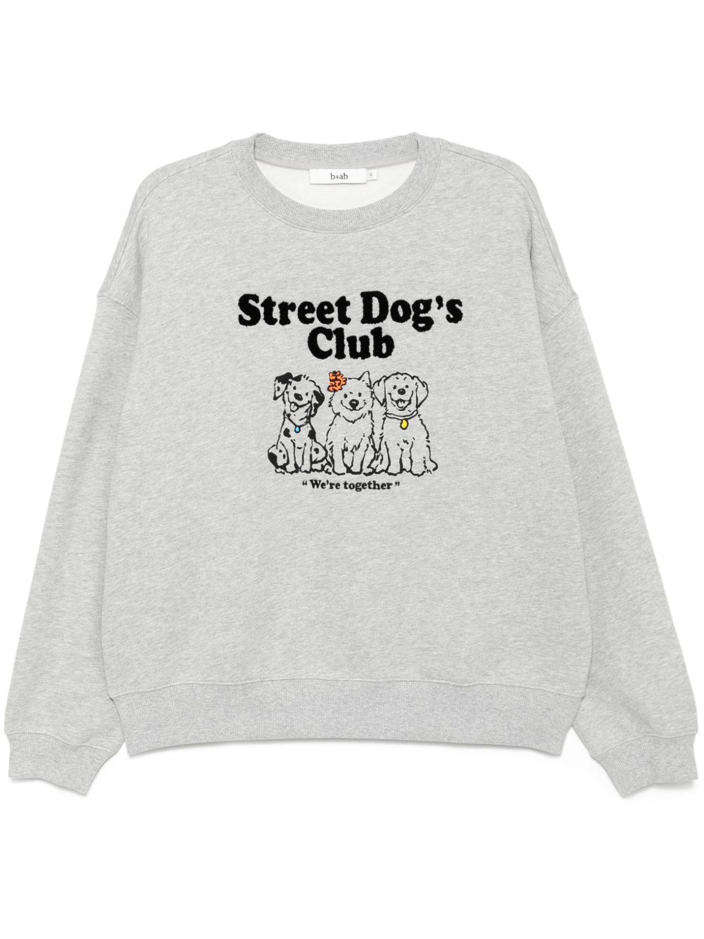 b+ab Street Dog's Club 卫衣 - 灰色