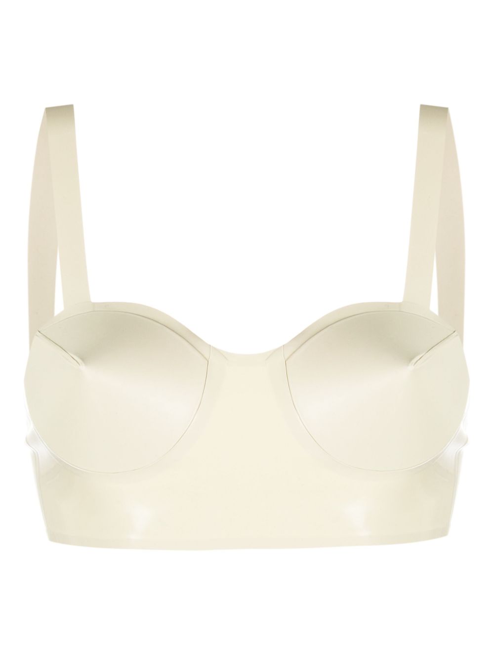 Maison Margiela 乳胶平台罩杯式文胸 - 中性色
