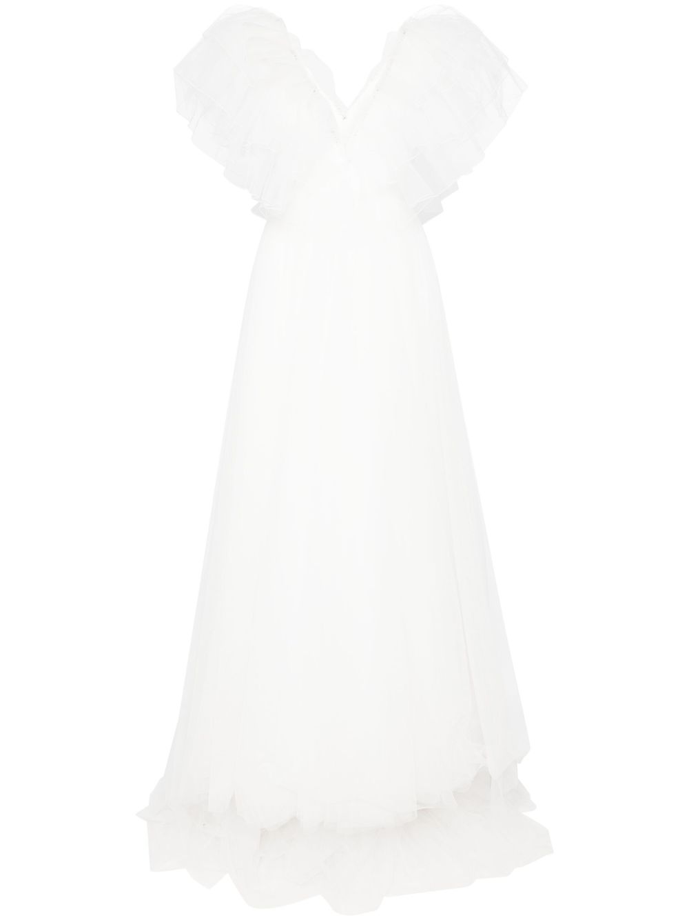Jenny Packham Ibis 晶饰新娘礼服 - 白色