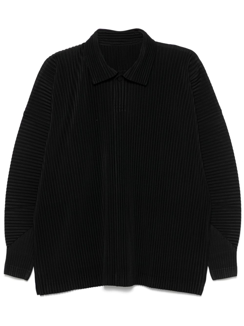 Homme Plissé Issey Miyake MC October polo衫 - 黑色