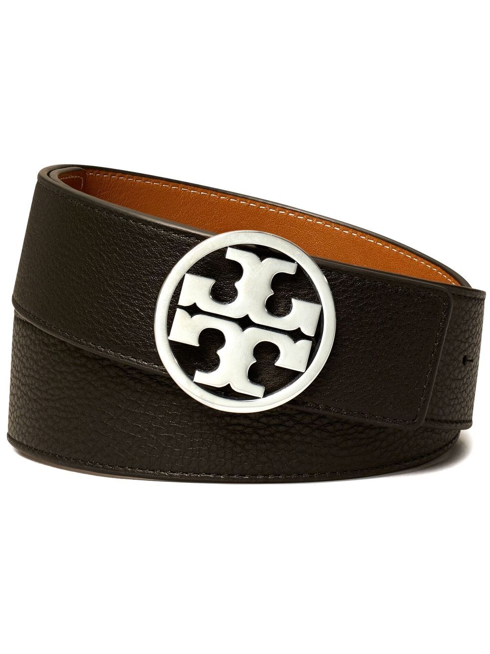 Tory Burch Miller 双面皮质腰带 - 中性色