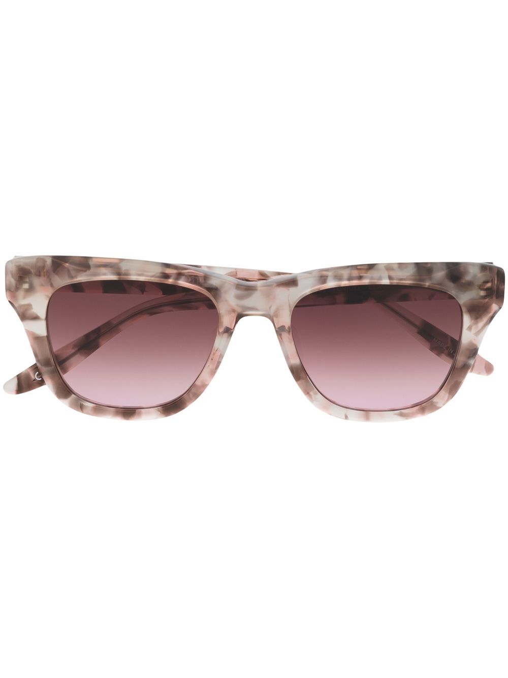 Barton Perreira Wayfarer 镜框太阳眼镜 - 粉色