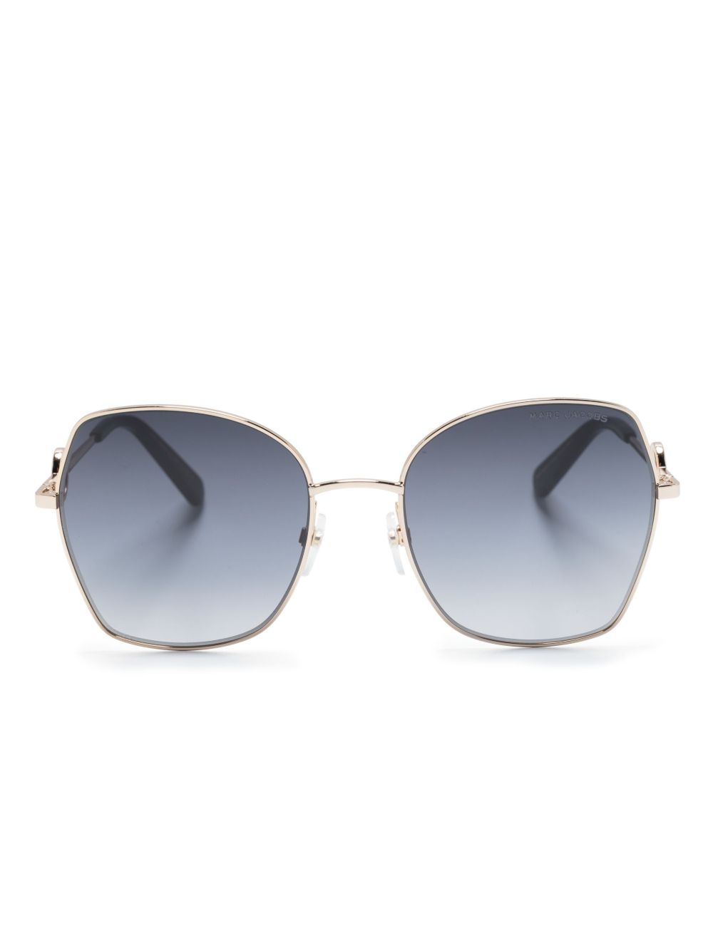 Marc Jacobs Eyewear J Marc 超大镜框太阳眼镜 - 金色