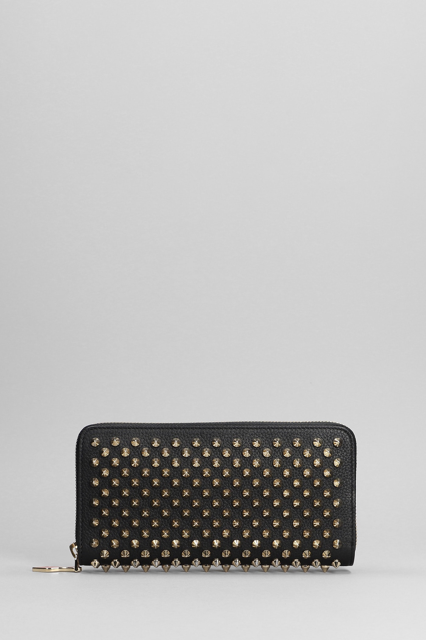 Christian Louboutin Panettone黑色皮革钱包