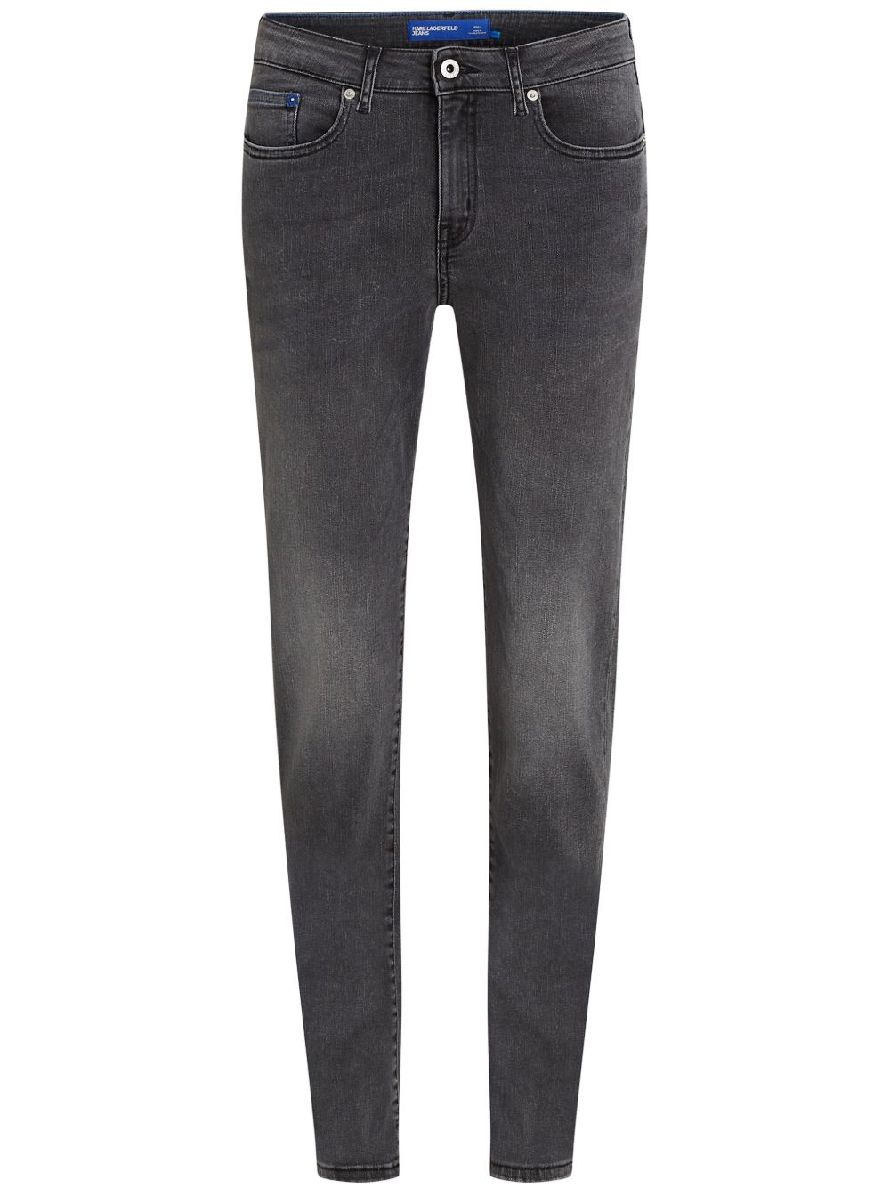 Karl Lagerfeld Jeans 中腰修身牛仔裤 - 黑色