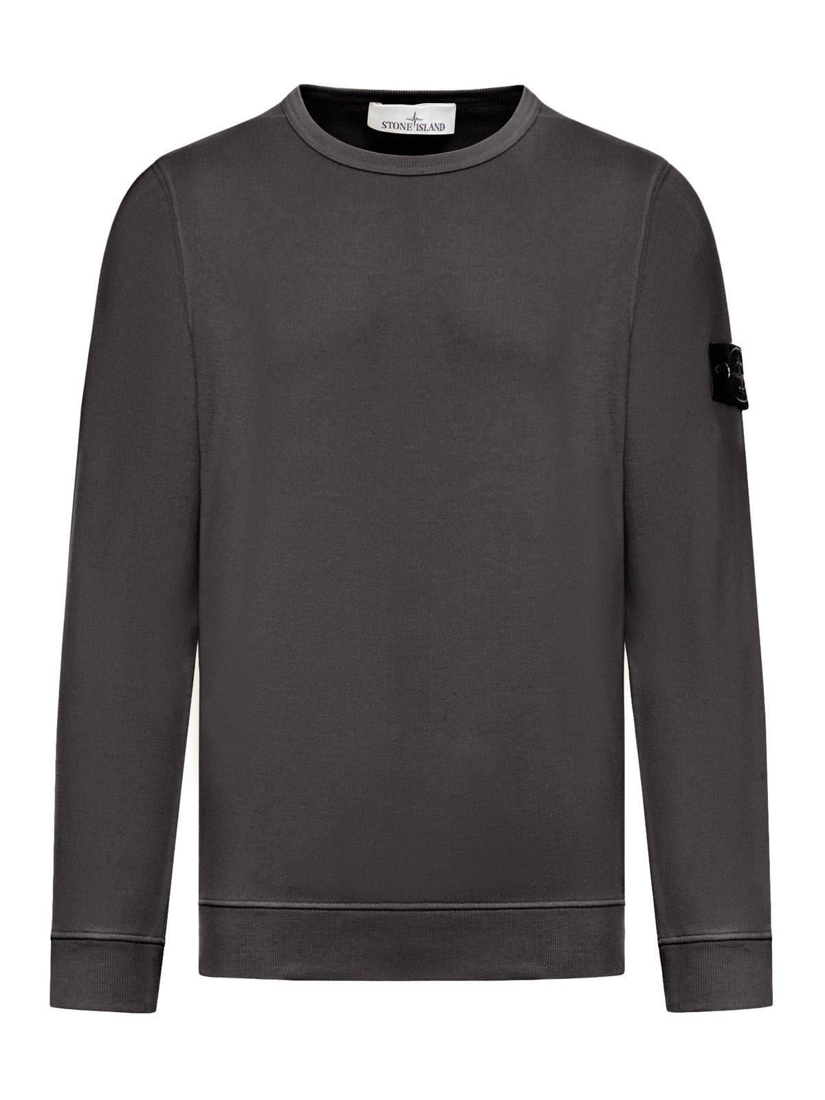 Stone Island Compass Patch Crewneck Sweatshirt