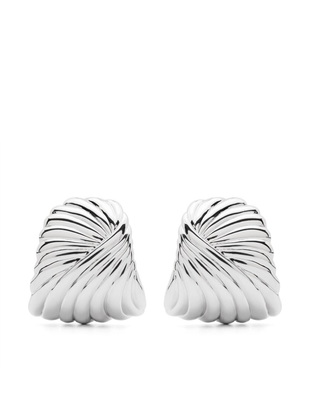 Missoma Ripple stud earrings - 银色