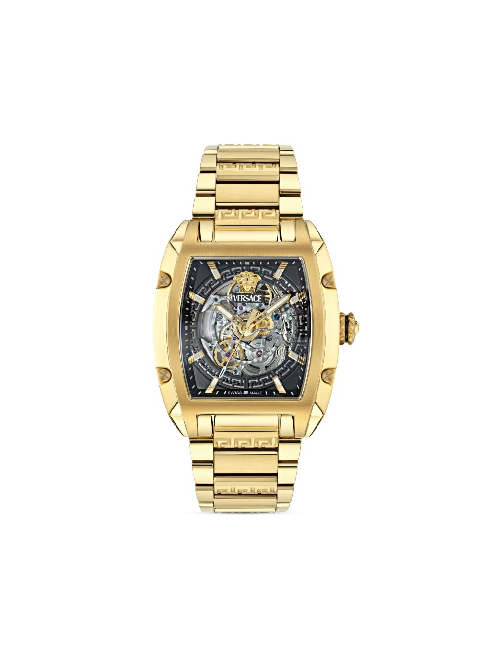 Versace Dominus Skeleton 42毫米腕表 - 黑色