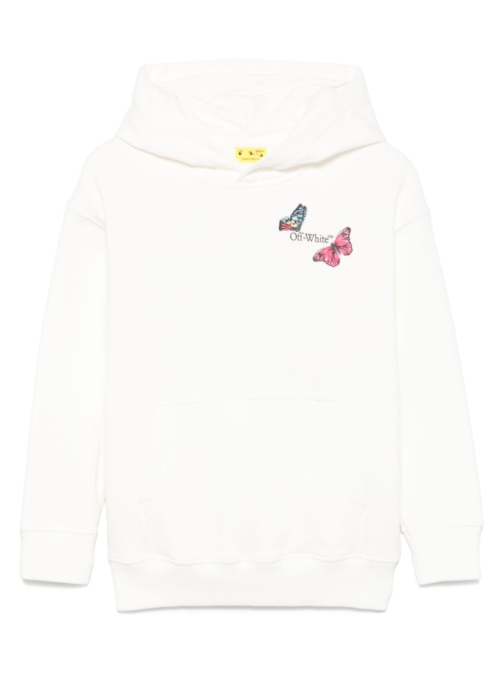Off-White Kids Arrow Butterfly 连帽衫 - 白色