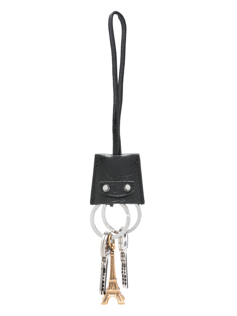 Balenciaga Le City Charm Eiffel 钥匙扣 - 黑色
