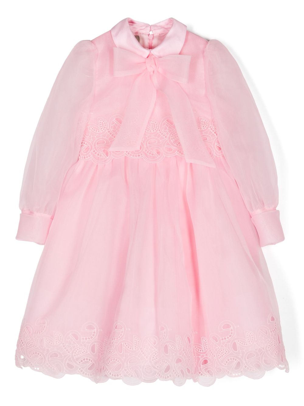 ELIE SAAB JUNIOR 蝴蝶结细节连衣裙 - 粉色