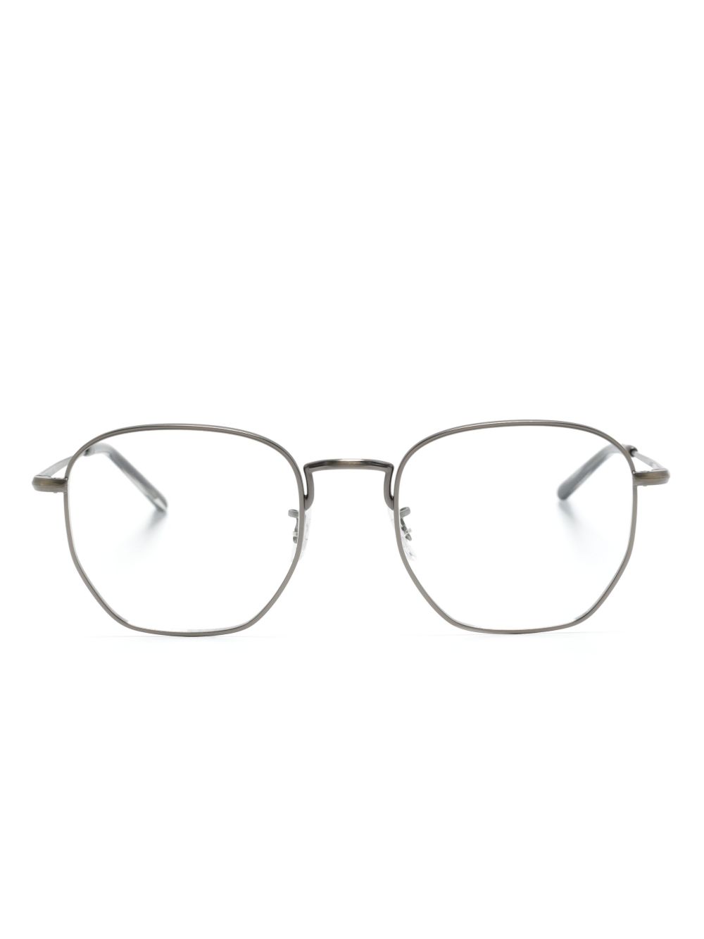 Oliver Peoples Kierney 几何形镜框眼镜 - 灰色