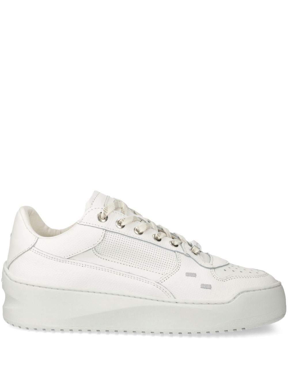 Filling Pieces 皮质运动鞋 - 白色