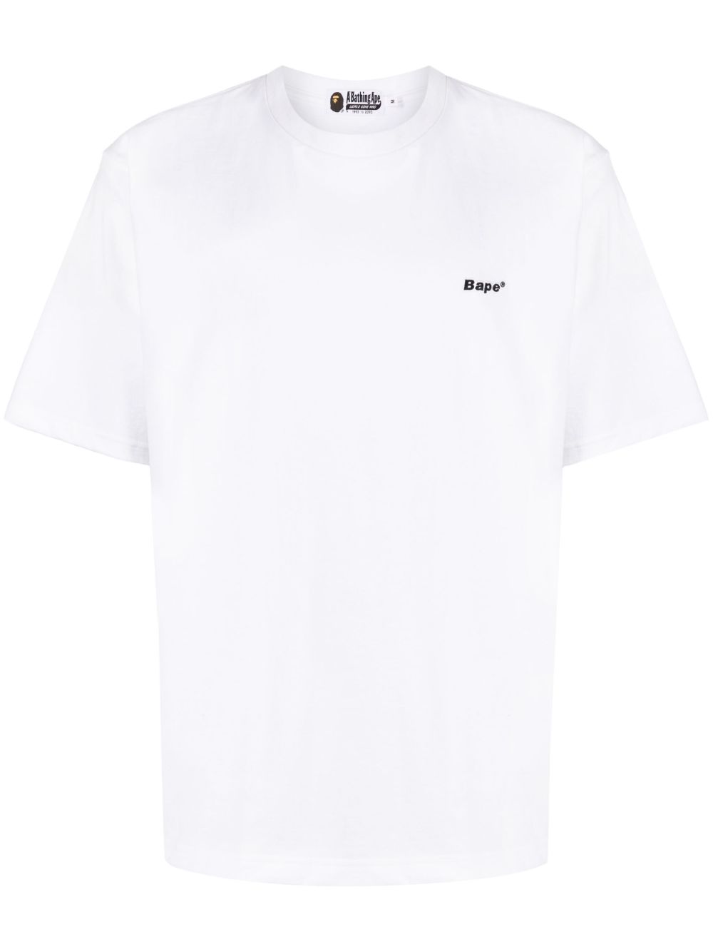 A BATHING APE® 标贴棉T恤 - 白色