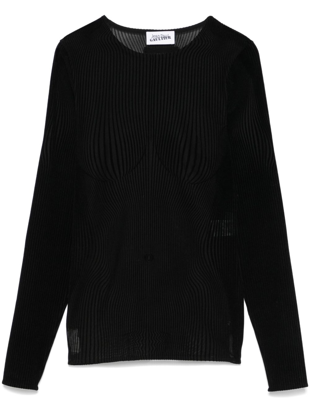 Jean Paul Gaultier The Morphing Pinstripes 上衣 - 黑色