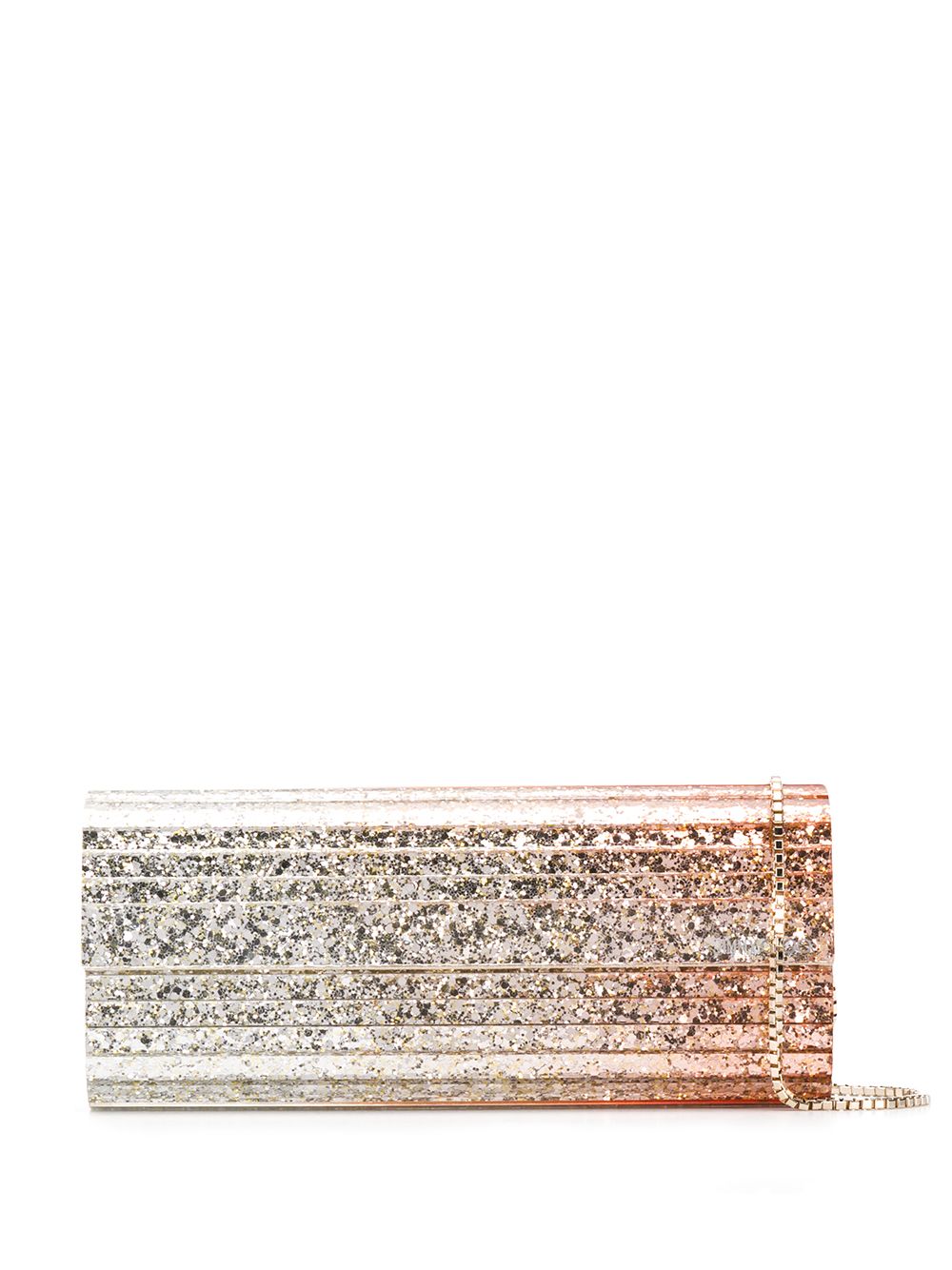 Jimmy Choo Sweetie 金葱手拿包 - 金色