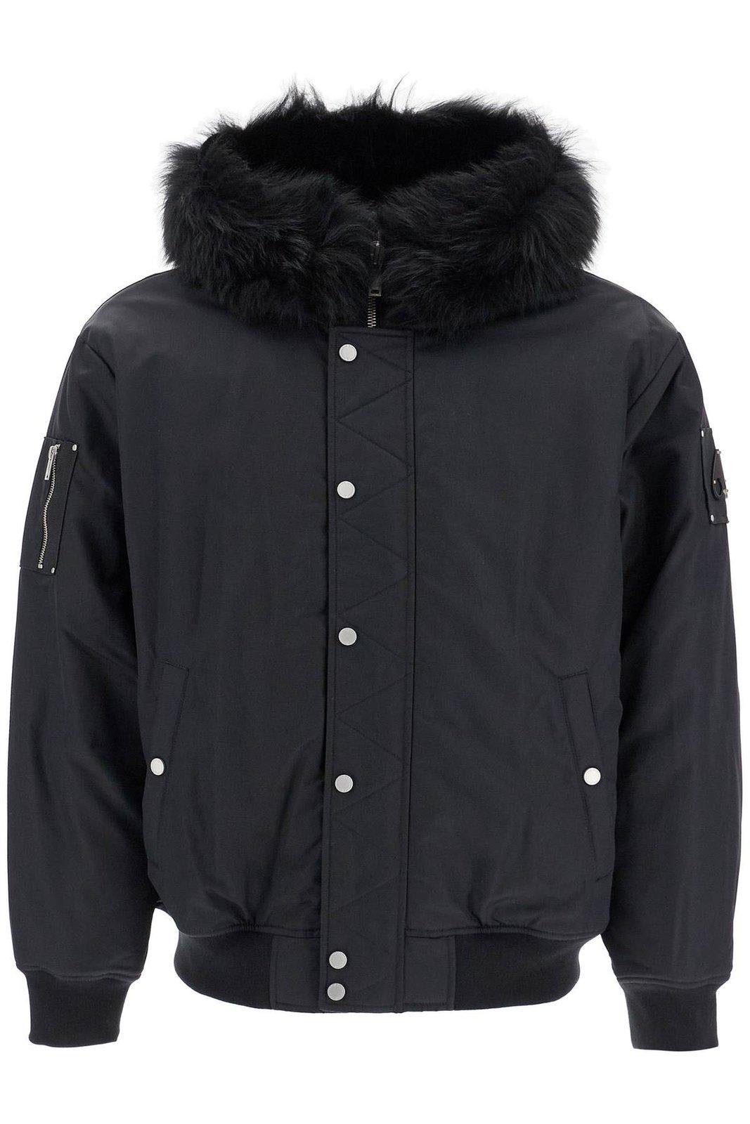 Moose Knuckles Denali Satin Bomber Jacket