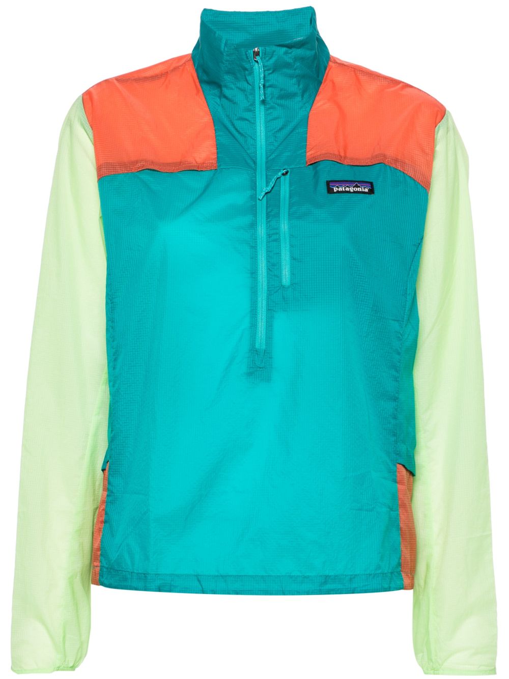Patagonia Houdini Stash 拉链领夹克 - 蓝色