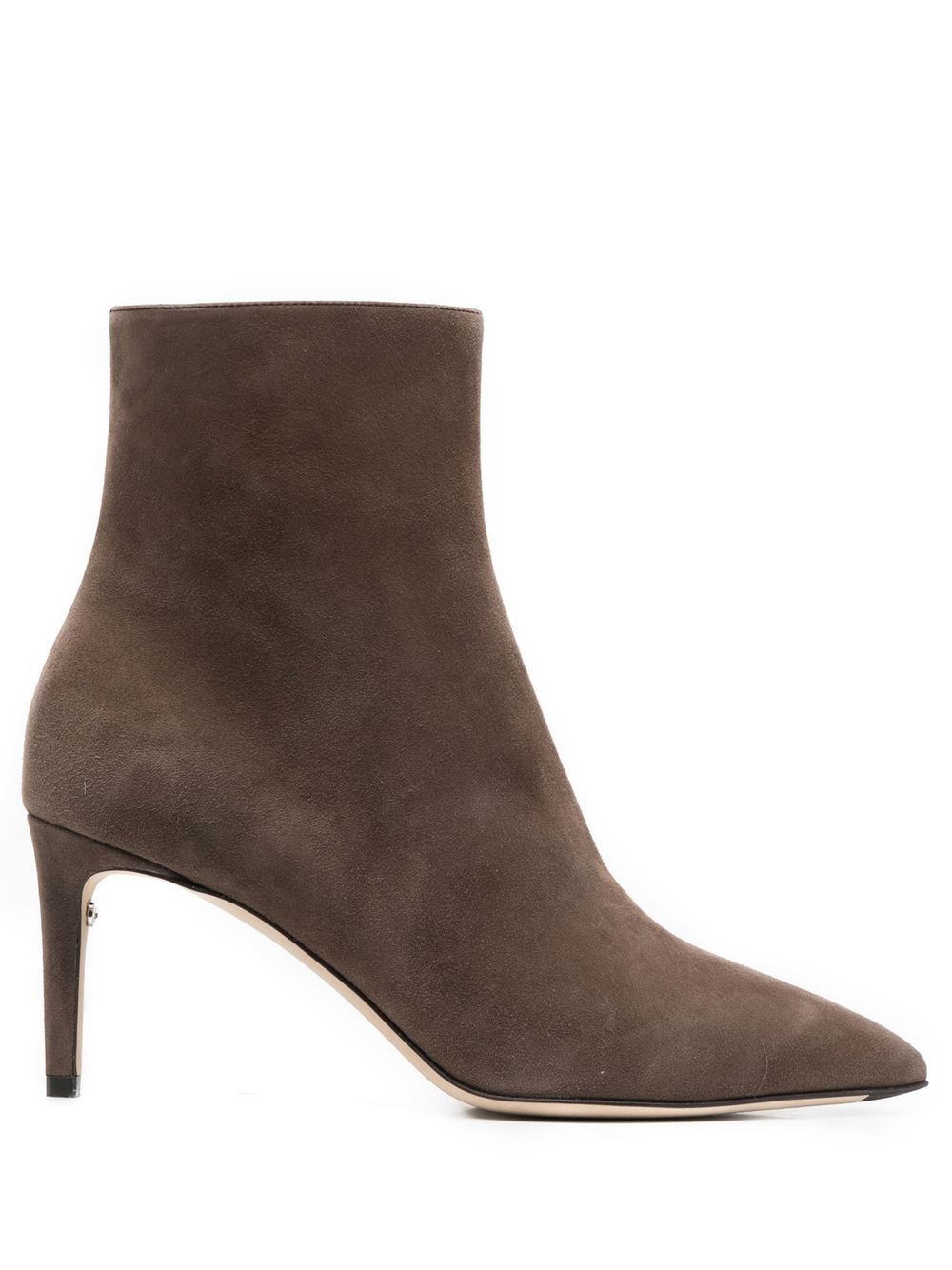 Ferragamo Bootie 绒面皮及踝靴 - 褐色