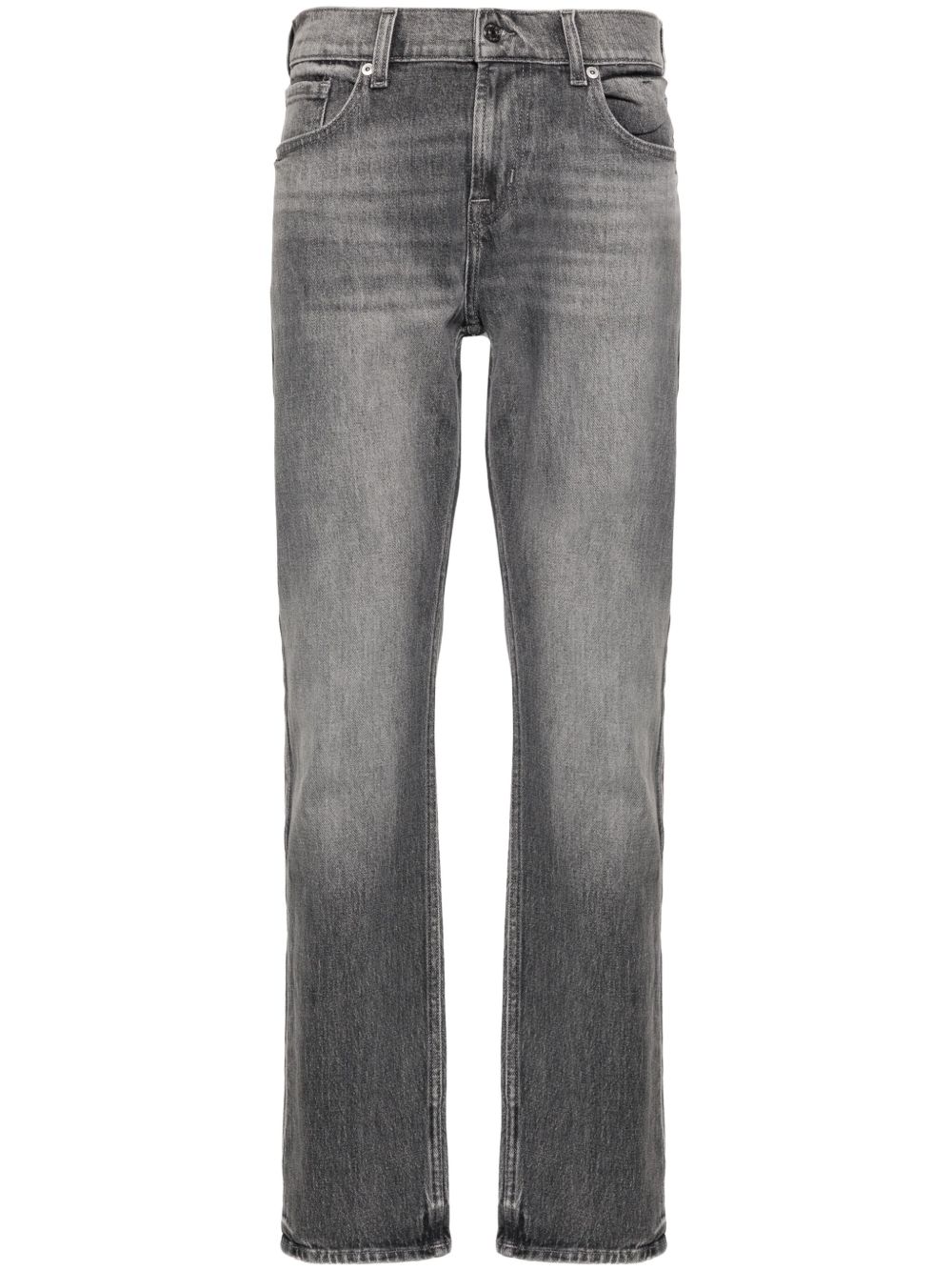 7 For All Mankind Slimmy 直筒牛仔裤 - 灰色