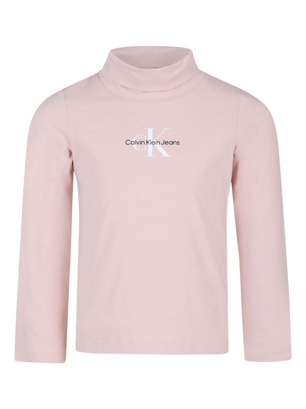 Calvin Klein Kids logo印花T恤 - 粉色